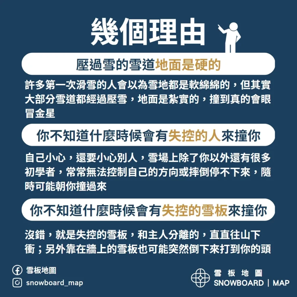 滑雪應該要戴安全帽的理由